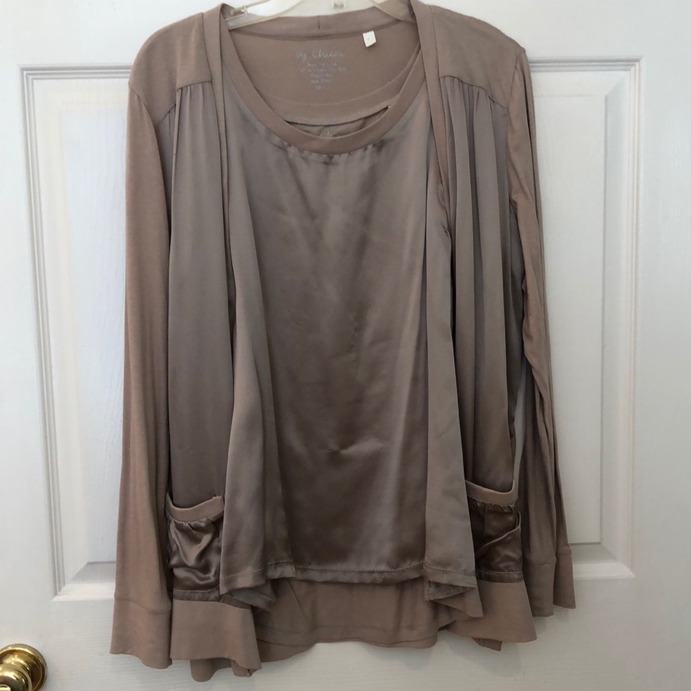 Chicos Two Piece Jacket And Top - image 1